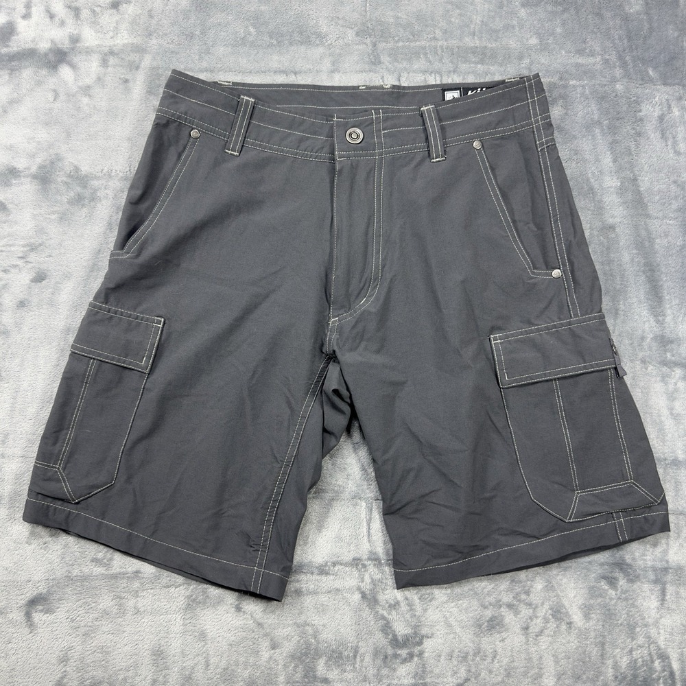 Kuhl Shorts Men's size‎ 30 Cargo Renegade Gorp Core Hiking Camp stretch black